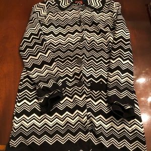 New! Missoni for Target Zig Zag Coat XS